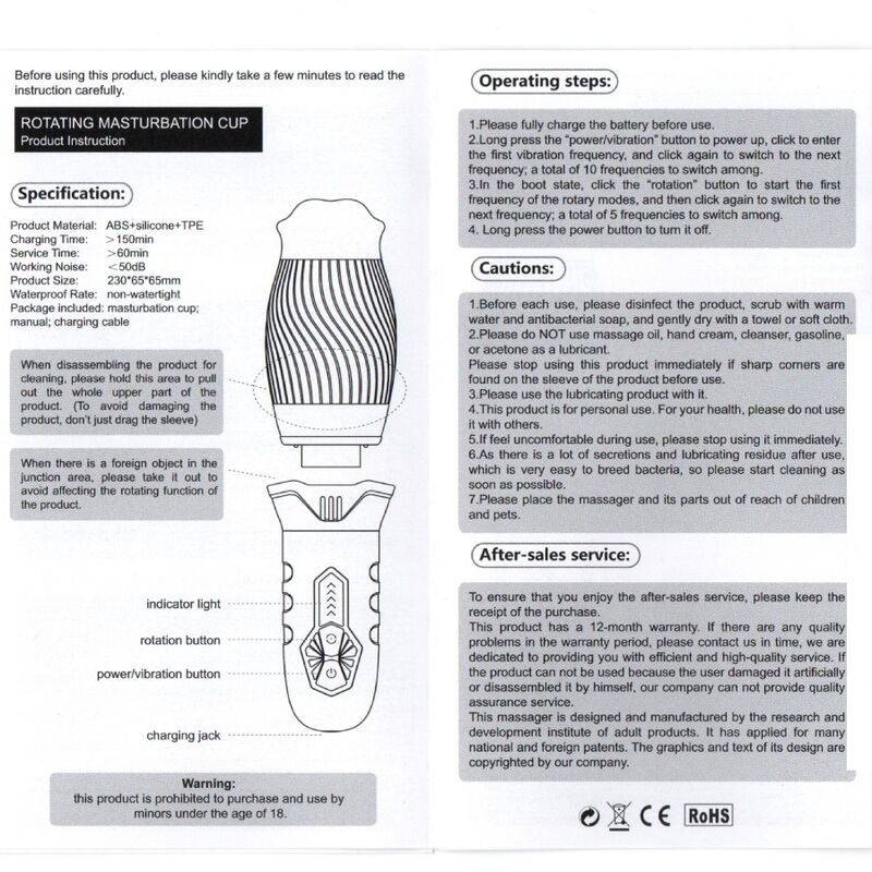 Belucci Oral Masturbator Vibrator