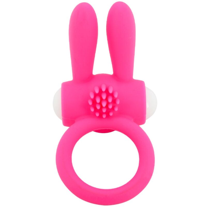 Mr Bunny Silicone Vibrator Ring - Pink