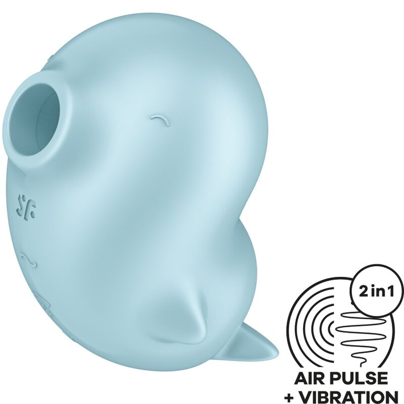 Sassy Seal Blue Vibrating Stimulator