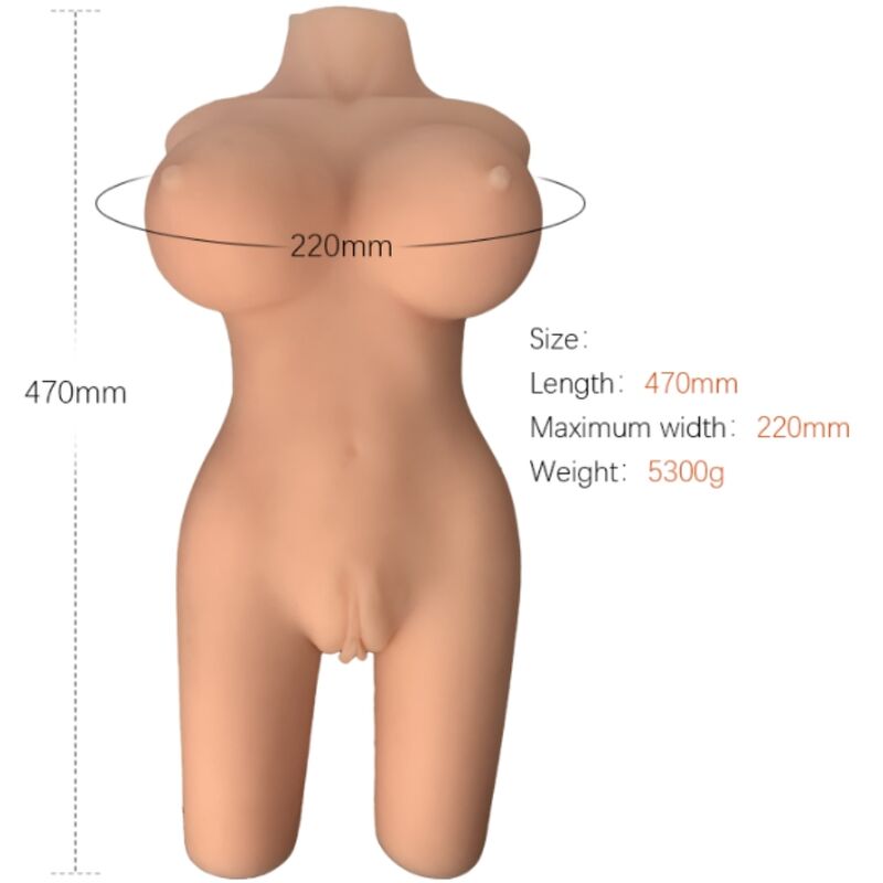 Realistic Female Torso Masturbator Model 6
