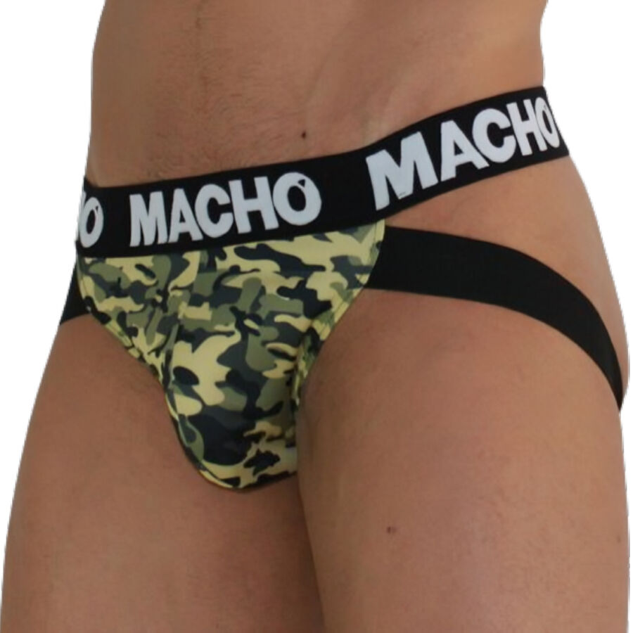 Mx28Mv Jock Verde Militar Lingerie - Tamanho S