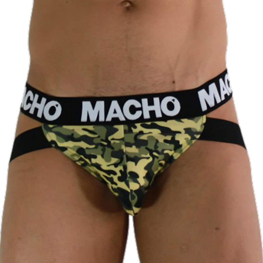 Mx28Mv Jock Verde Militar Lingerie - Tamanho S