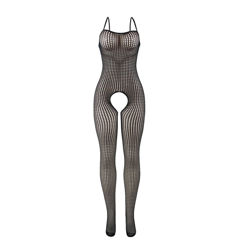 Black Fishnet Crotchless Bodystocking