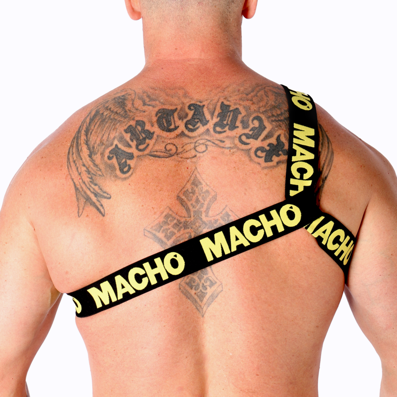 Yellow Roman Harness Lingerie L/XL