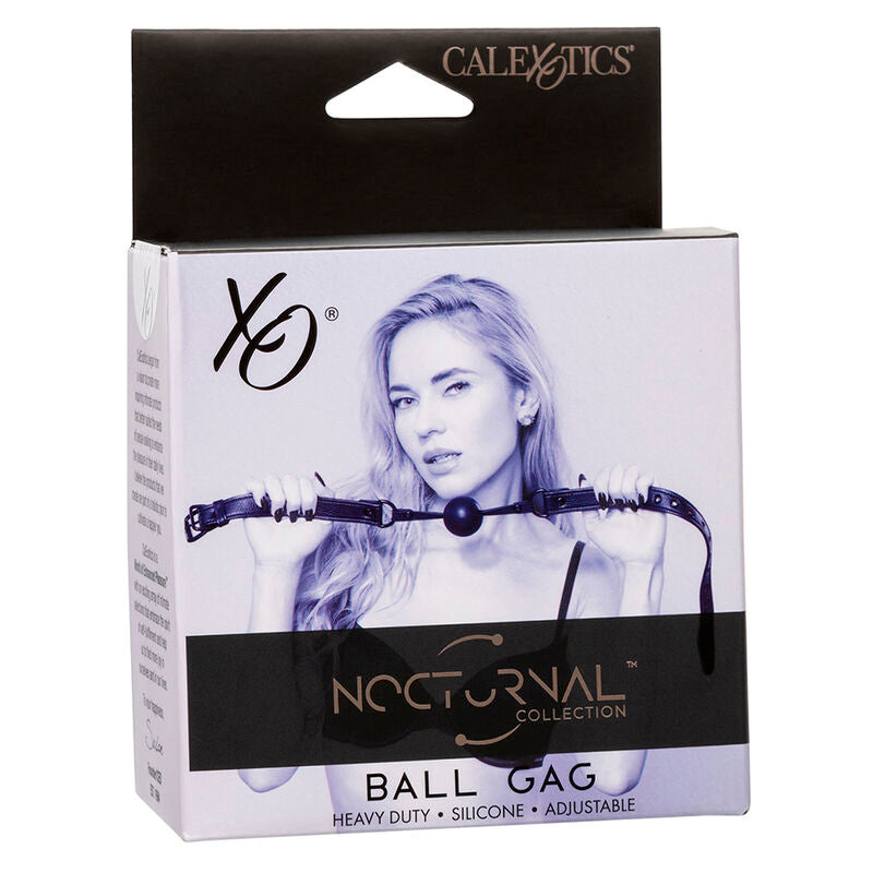 Nocturnal Silicone Ball Gag - Black