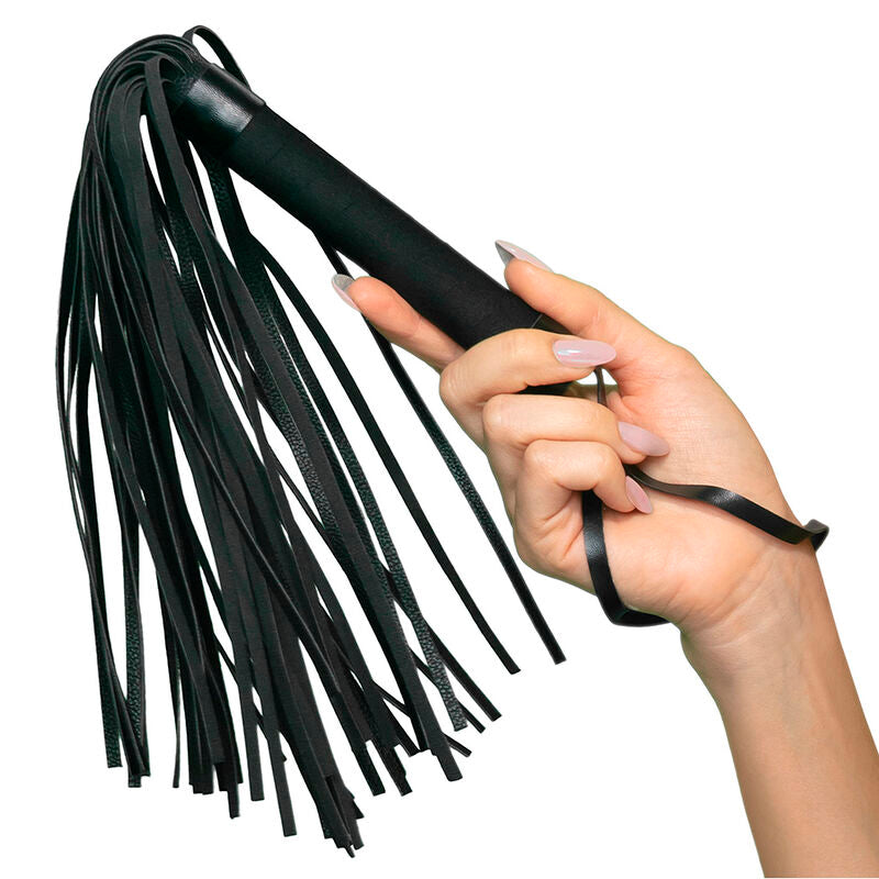 Black Leather Nocturnal Flogger