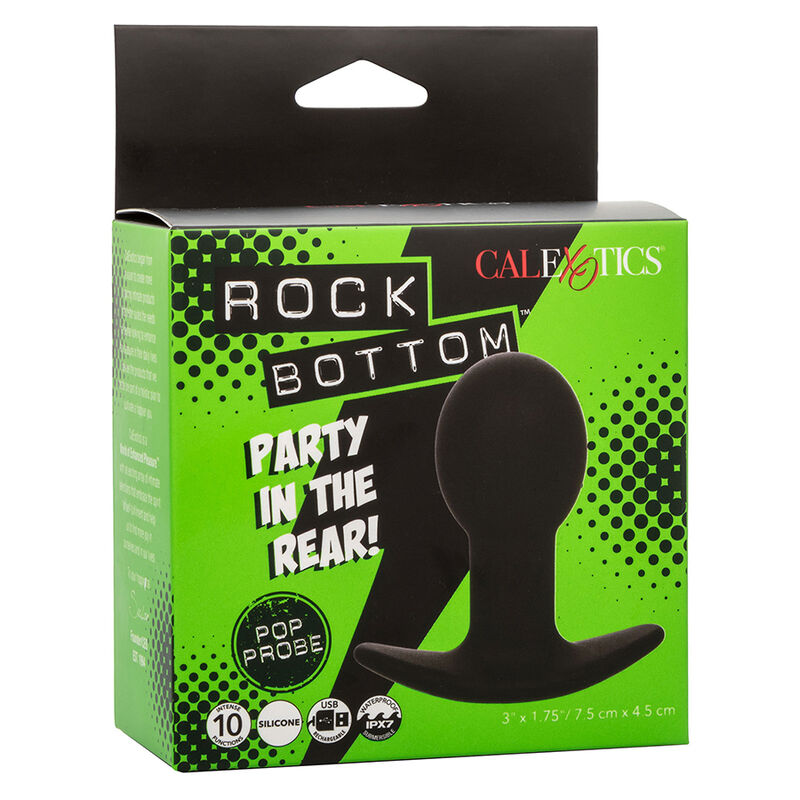 Rock Bottom Vibrating Silicone Anal Plug