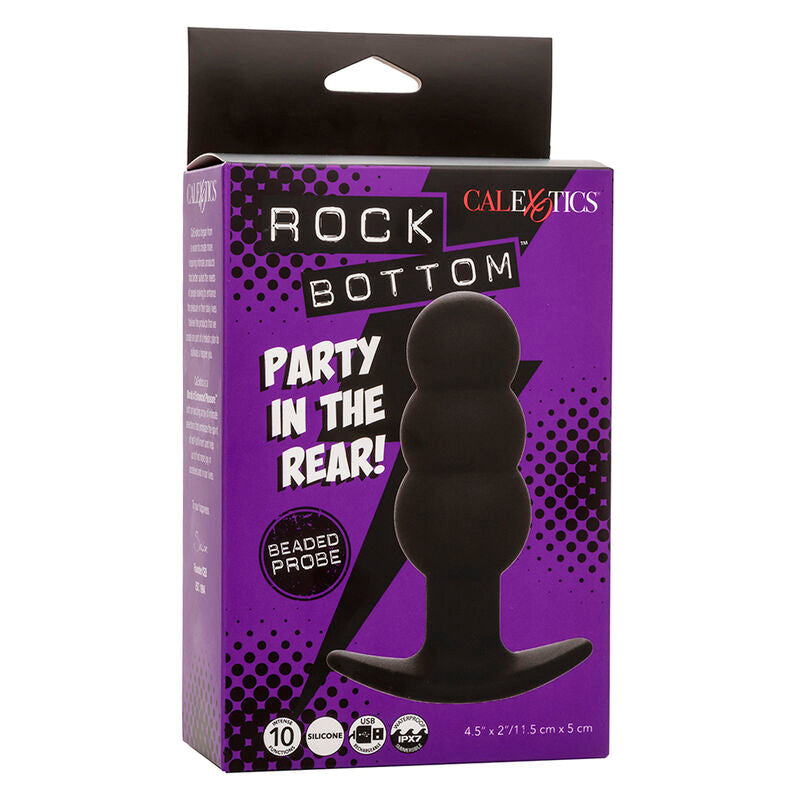 Rock Bottom Beaded Anal Plug 10 Vibrations