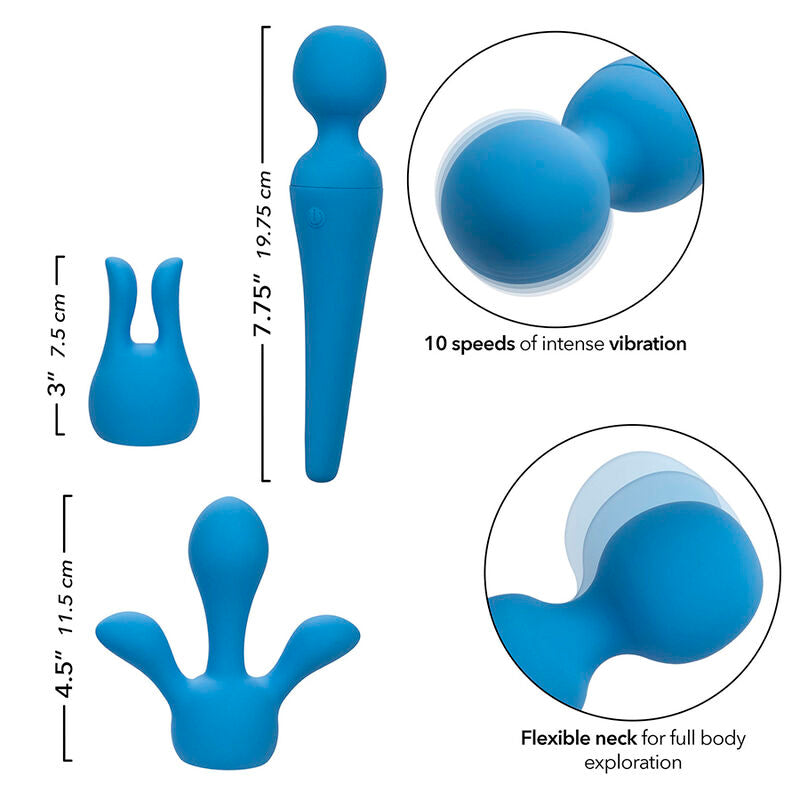 Kit Couture Varita Vibradora de 10 Velocidades - Azul