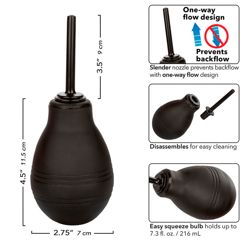 Black One Way Anal Douche