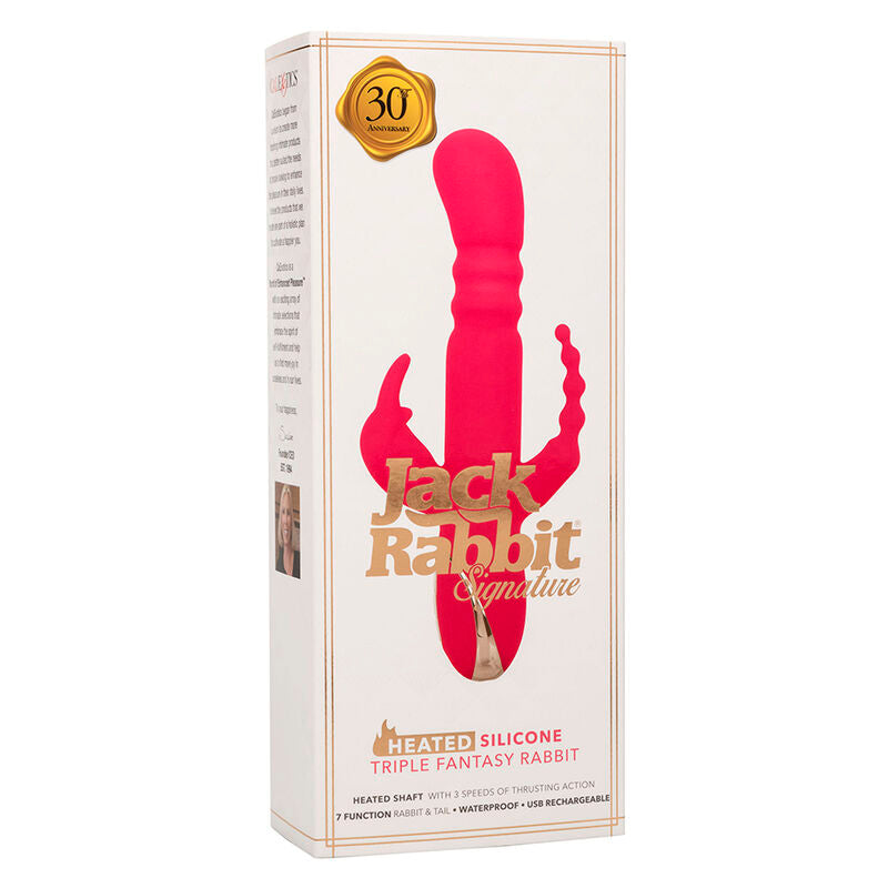 Jack Fantasy Triple Heated Rabbit Vibrator