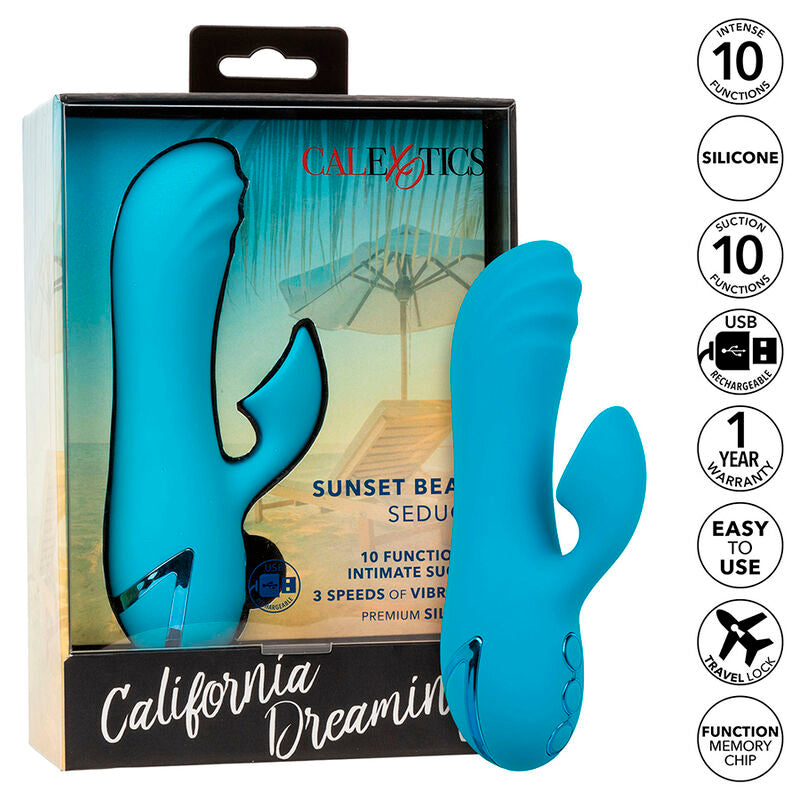 Beach Seducer 10-Function Vibrator Blue