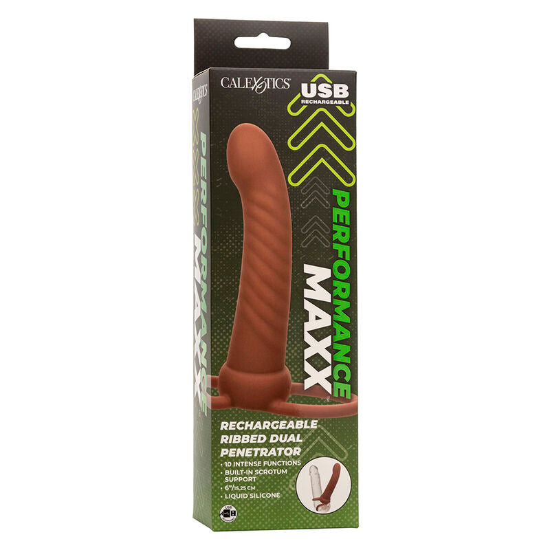 Penetrador Duplo Canelado Maxx com 10 Vibrações