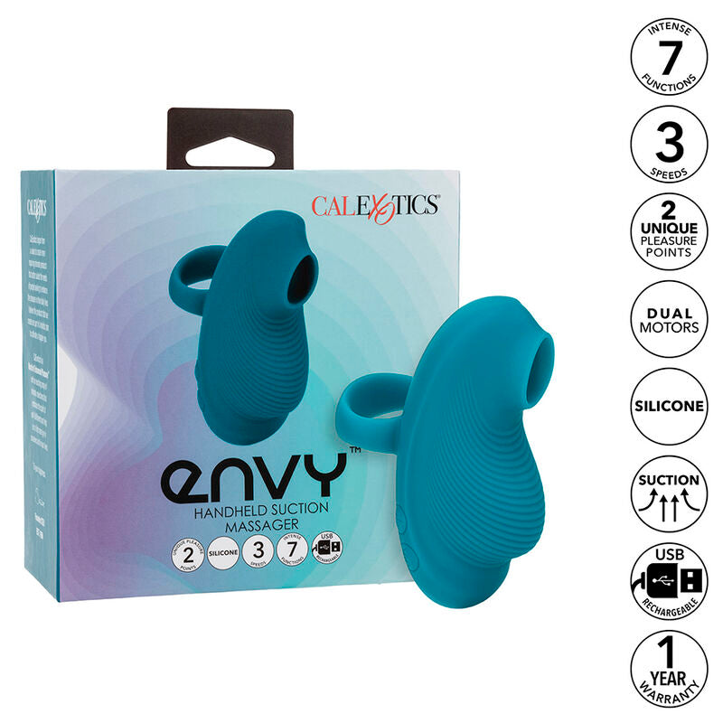 Masajeador Vibrador Manual Envy (Azul)