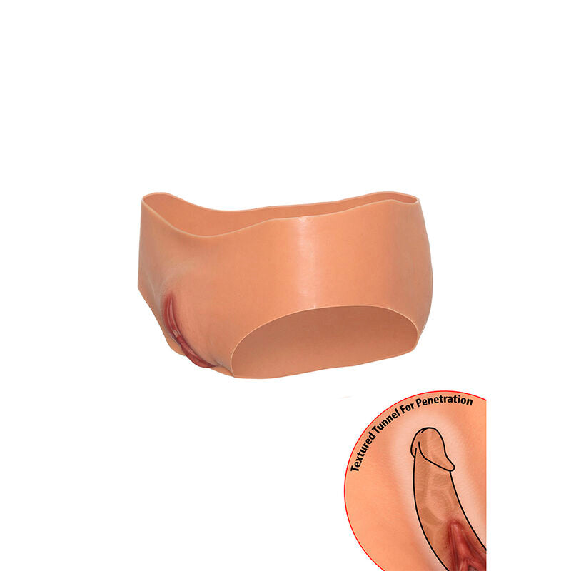 Alter Ego Open Vagina Brief - Flesh