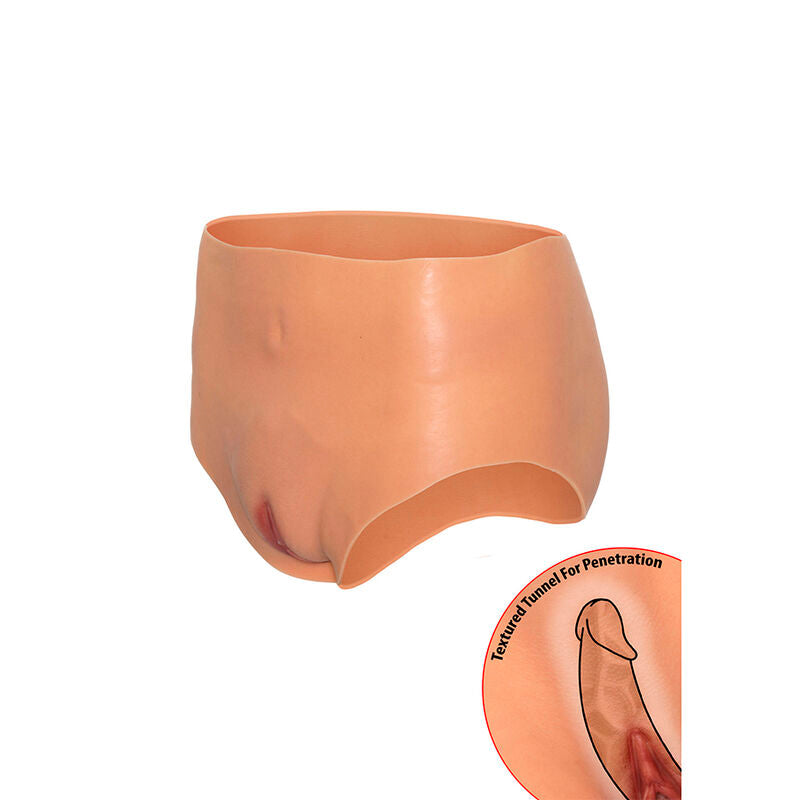 Alter Ego Open Vagina Brief - Flesh