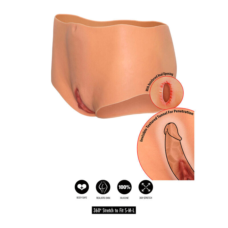 Alter Ego Medium Open Brief Flesh