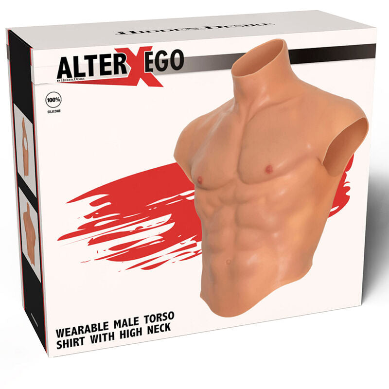 Alter Ego Silicone Male Torso Abs Shirt
