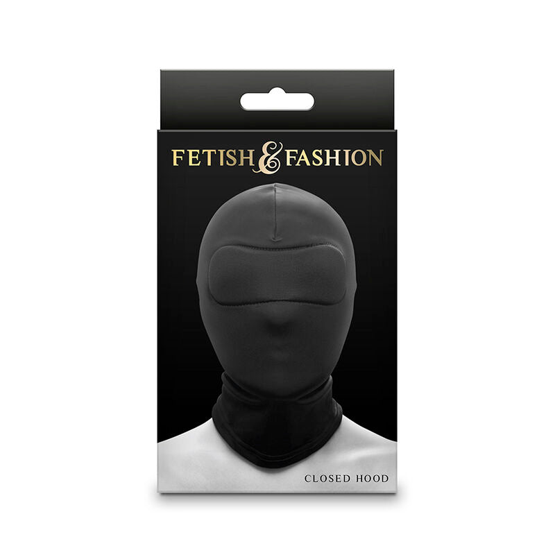 Black Nylon Closed Hood Fetish Wear