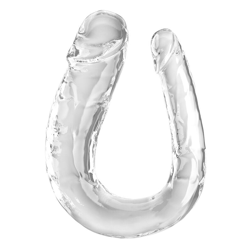 Double Trouble Clear Double Dildo 44cm