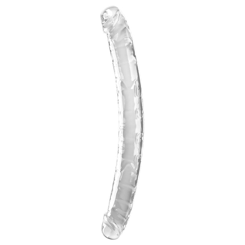 Double Trouble Clear Double Dildo 46cm