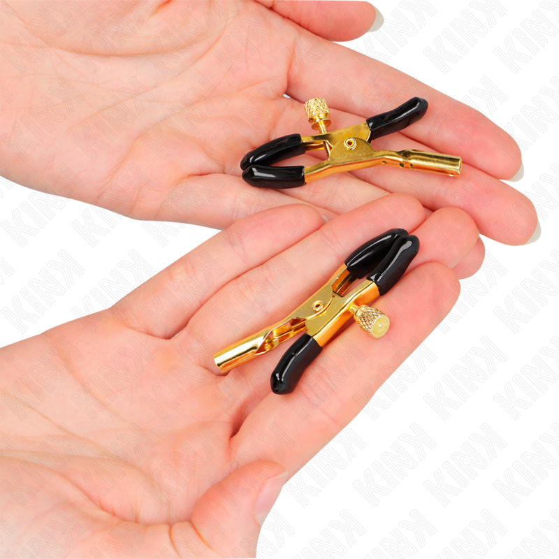 Elegant Gold 6cm Nipple Clamps