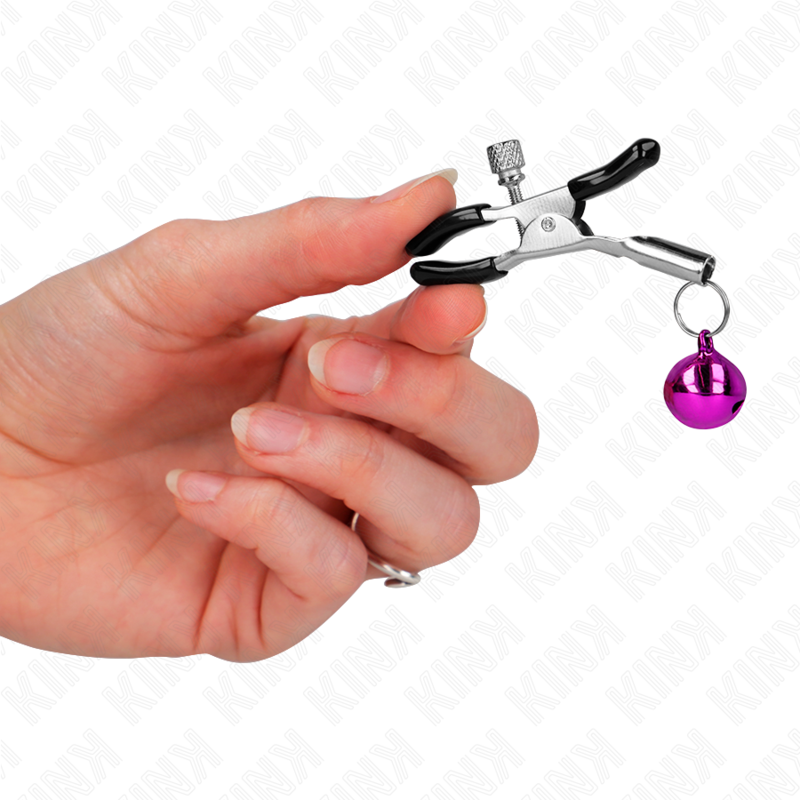 Purple Single Bell Nipple Clamp