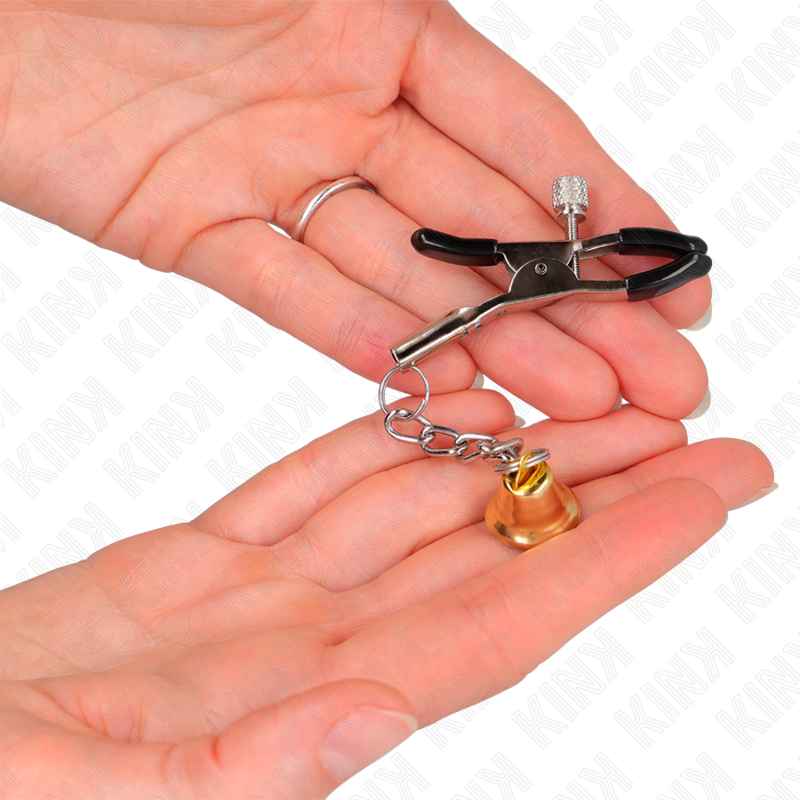 Gold Bell Nipple Clamps 6cm