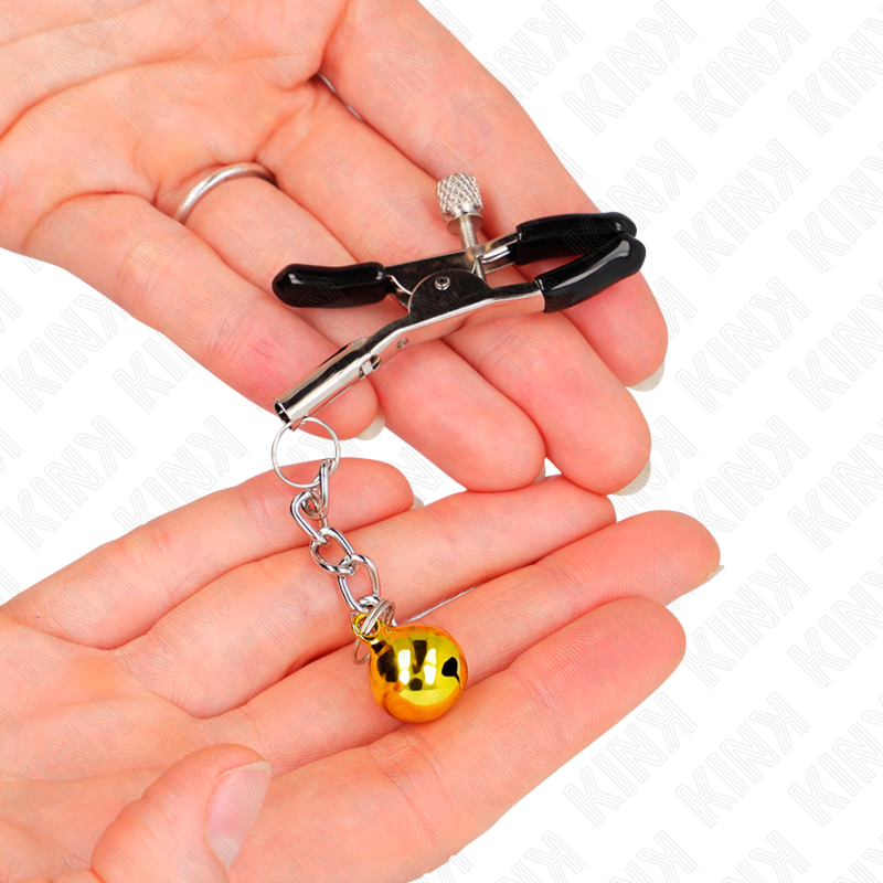 Pinzas para Pezones con Cascabeles - Dorado