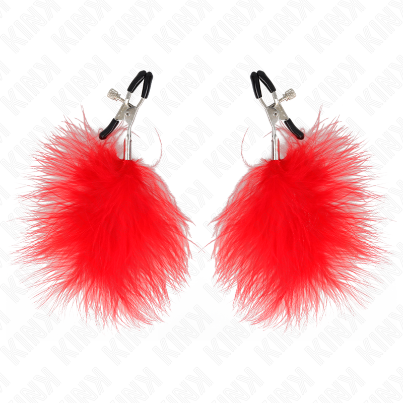 Red Feather Nipple Clamp - 7 Cm