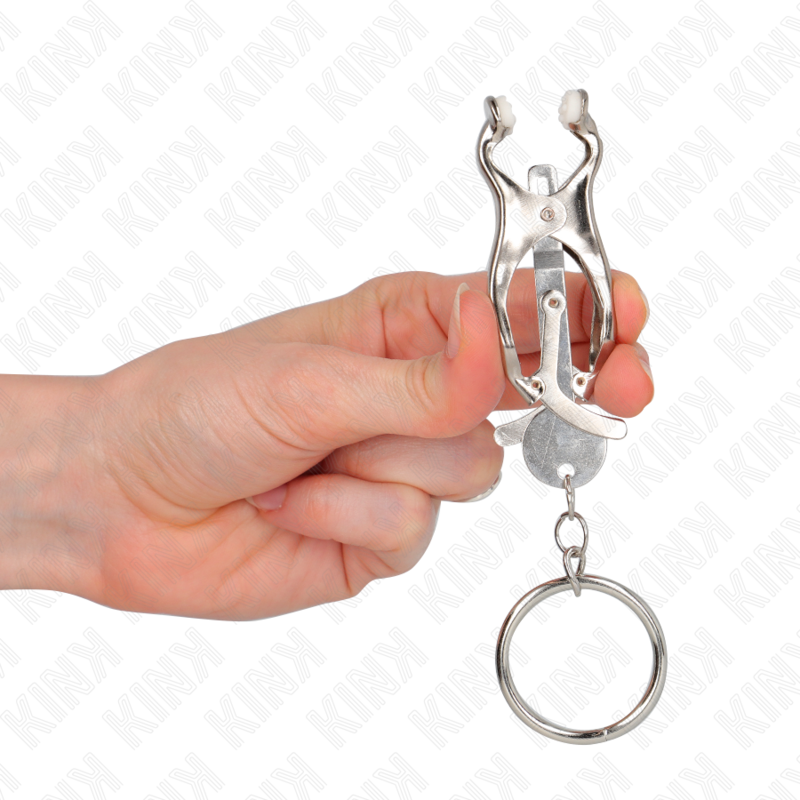 Silver O-Ring Japanese Clover Nipple Clamps