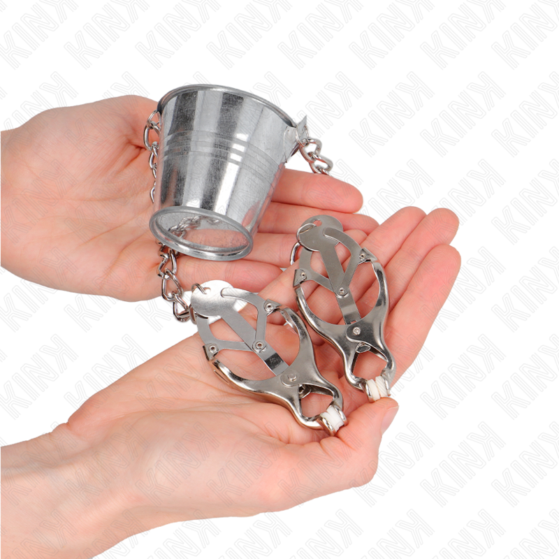 Silver Bucket Nipple Clamps