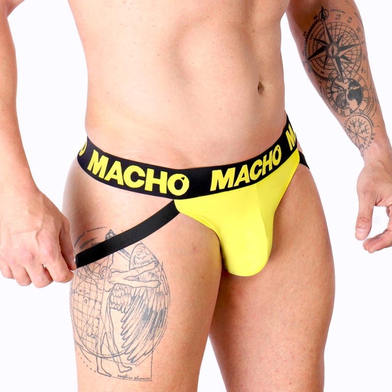 Mx25A Yellow Lycra Jockstrap XL