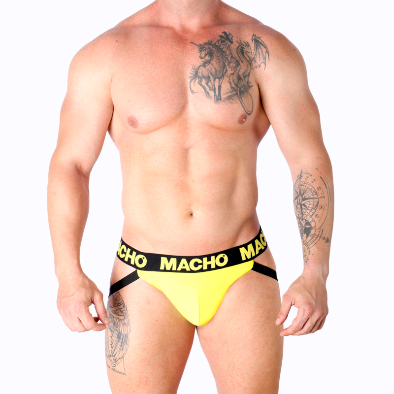 Mx25A Yellow Lycra Jockstrap XL