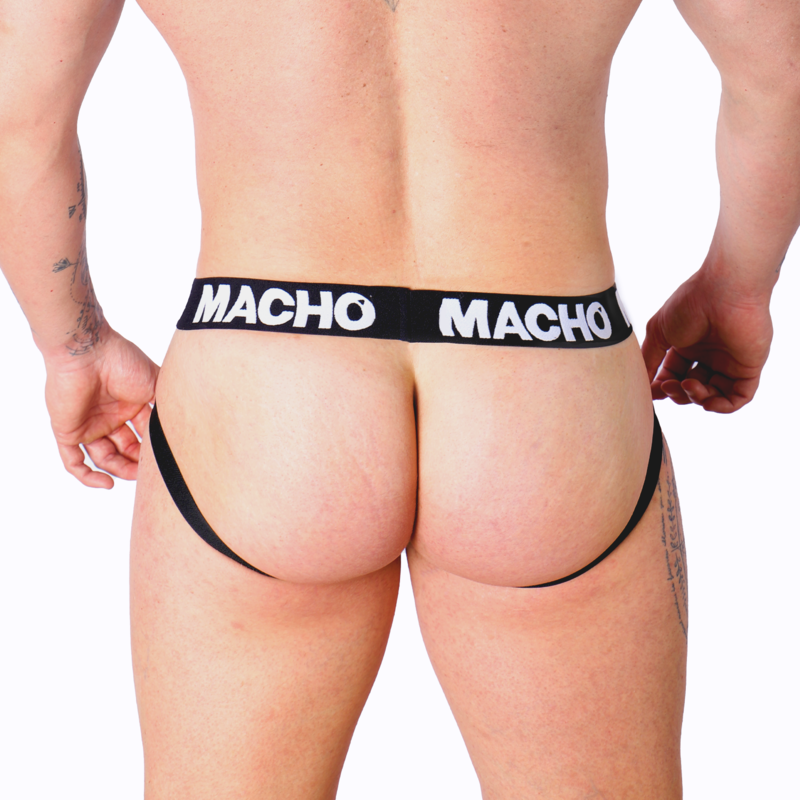 White Grid Jock Underwear - Large