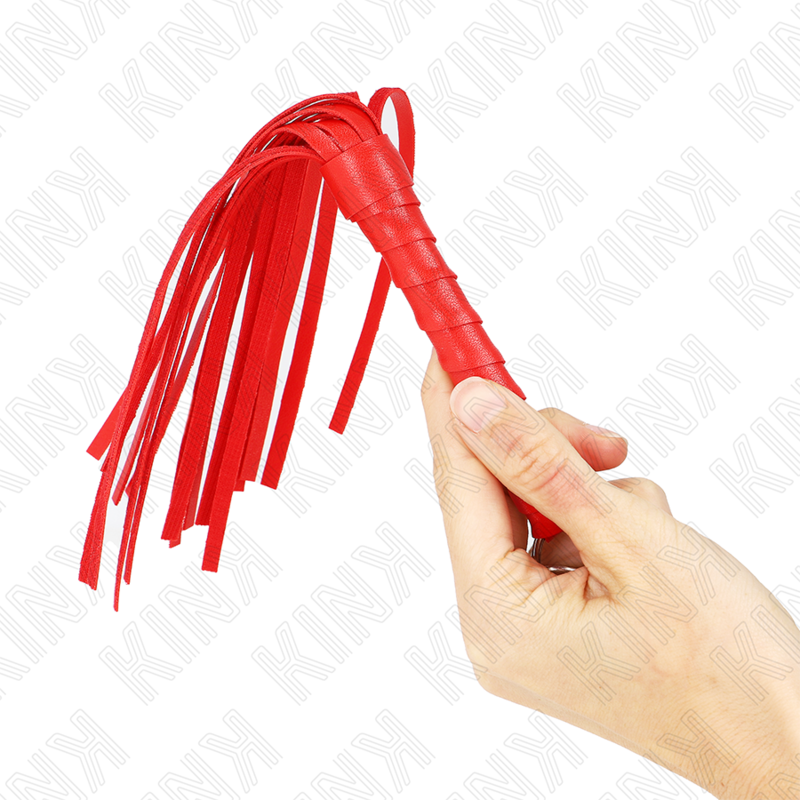 Elegant Mini Red Bondage Whip 28cm