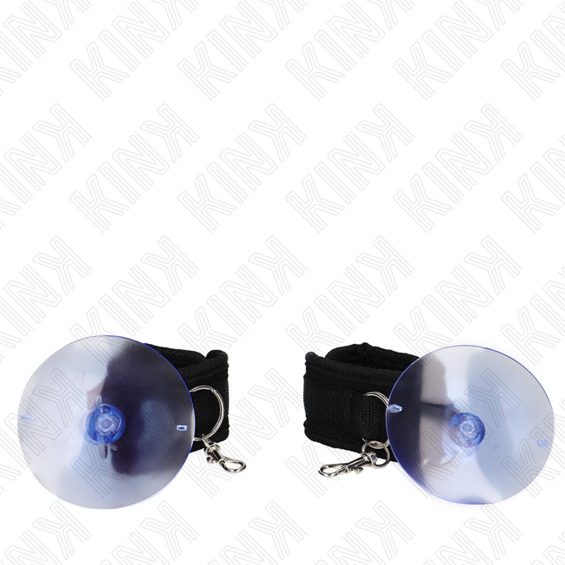 Black Suction Cup Wrist Restraints