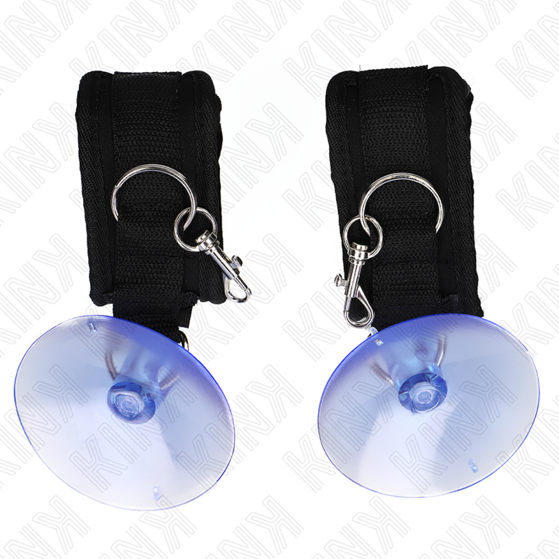 Black Suction Cup Wrist Restraints