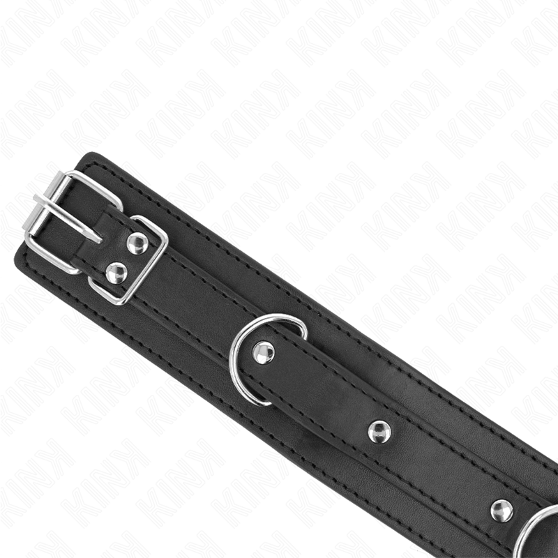 Adjustable Collar Leash with 3 Rings - 65cm