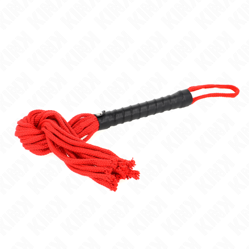 Rojo Red Bondage Rope Whip 56cm