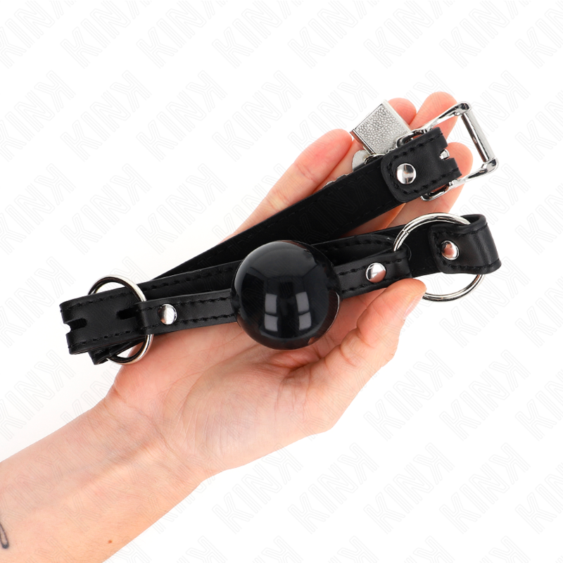 Locking TPE Ball Gag with 4cm Sphere