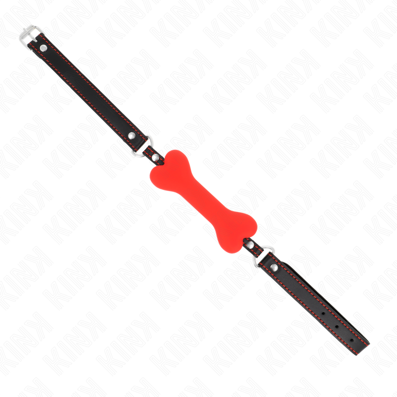 Red Bone 12cm Bondage Gag