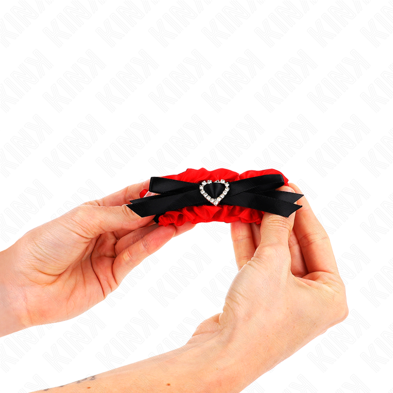 Esposas para Muñecas de Encaje con Corazón Rojo