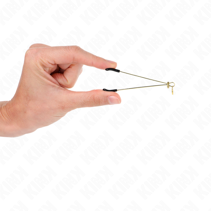 Elegant Gold Thin Nipple Clamps 7cm