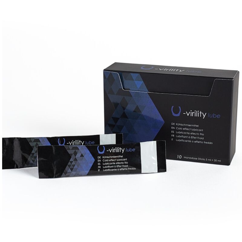 Lubricante con Efecto Frío U-Virility 10x5ml