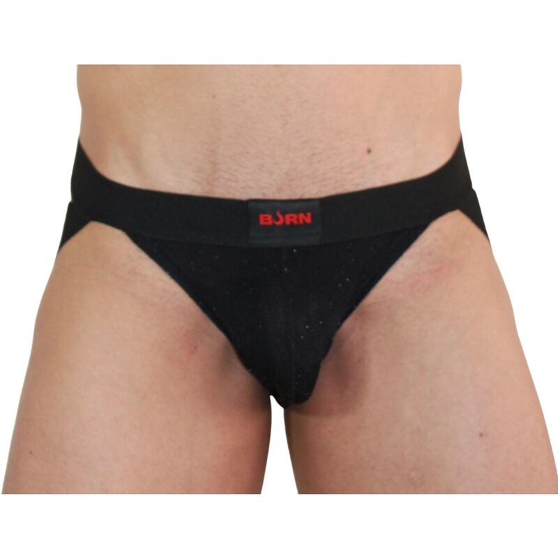 Jockstrap Preto Brilhante - Tamanho M
