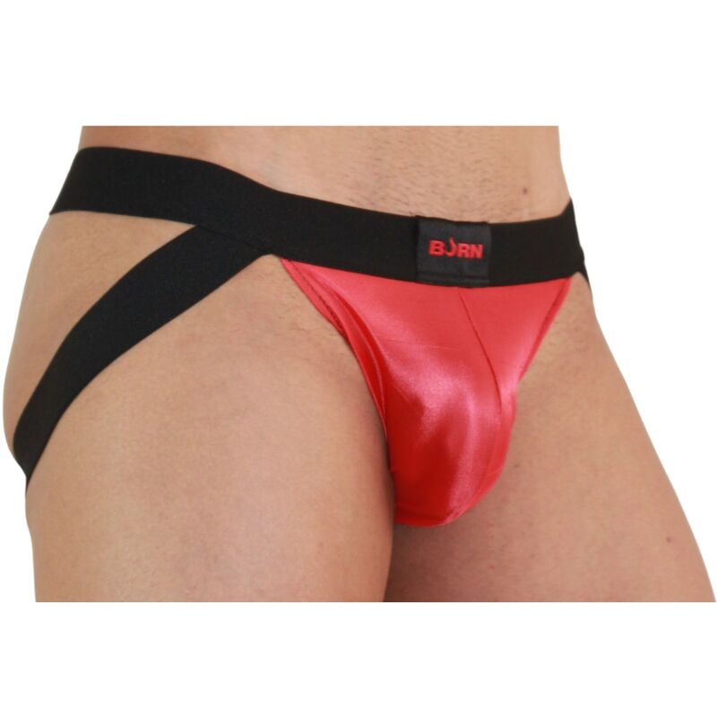Medium Red & Black Jock Lingerie