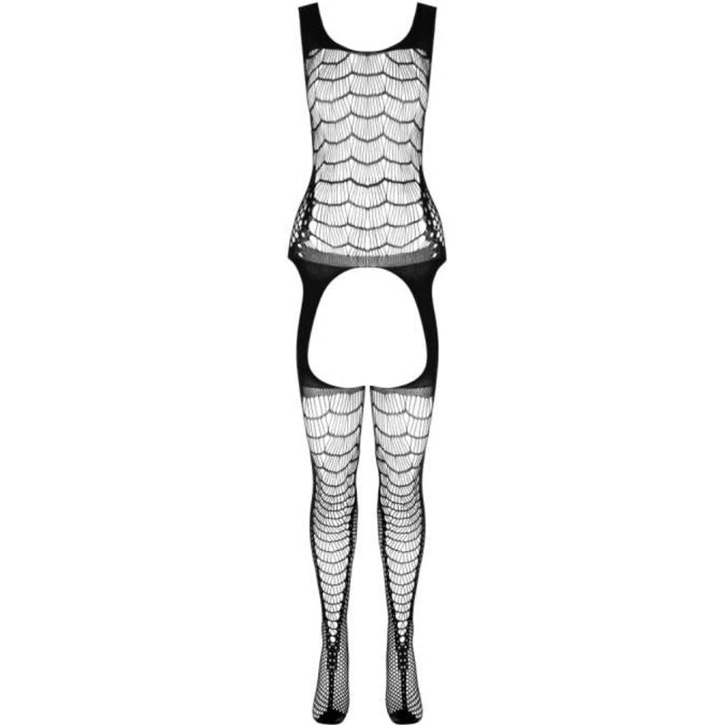Black Fishnet Bodystocking - One Size