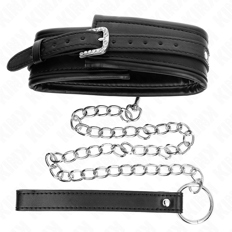 Elegant Bondage Necklace with Buckle Strap
