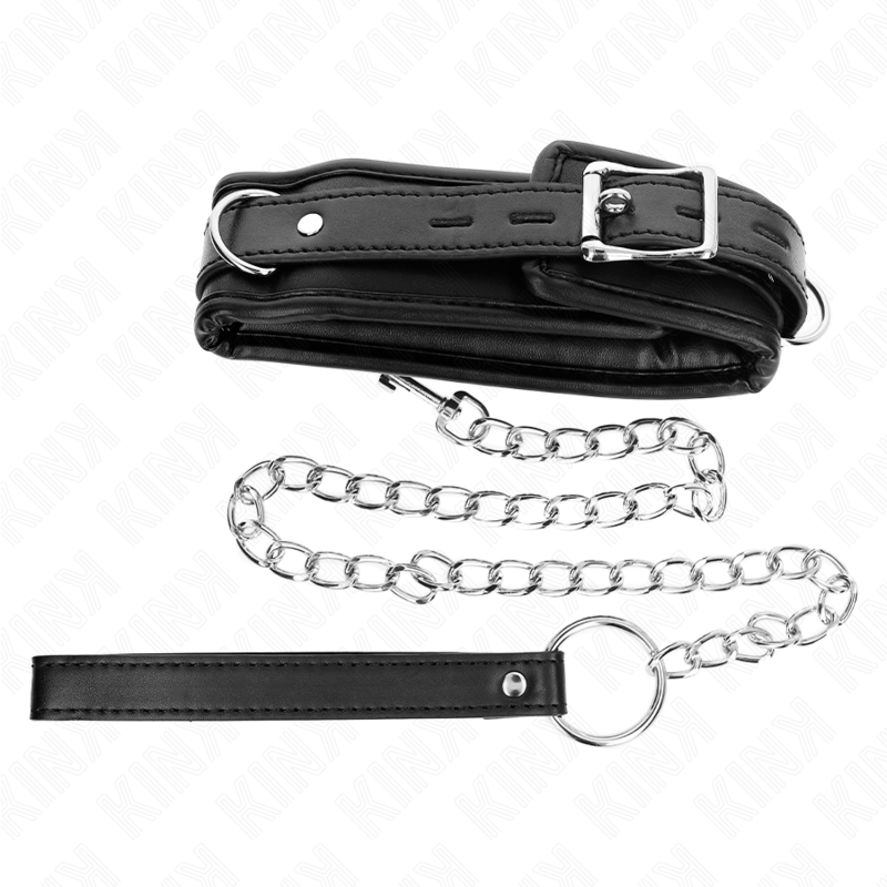 Adjustable Bondage Collar & Chain Belt